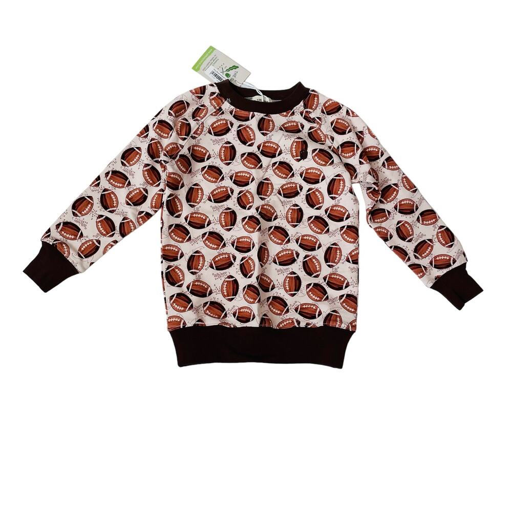 NWT The Oaks Apparel 7Y Football Sweatshirt